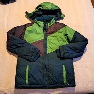 L.L. Bean Kids Green and Blue Jacket